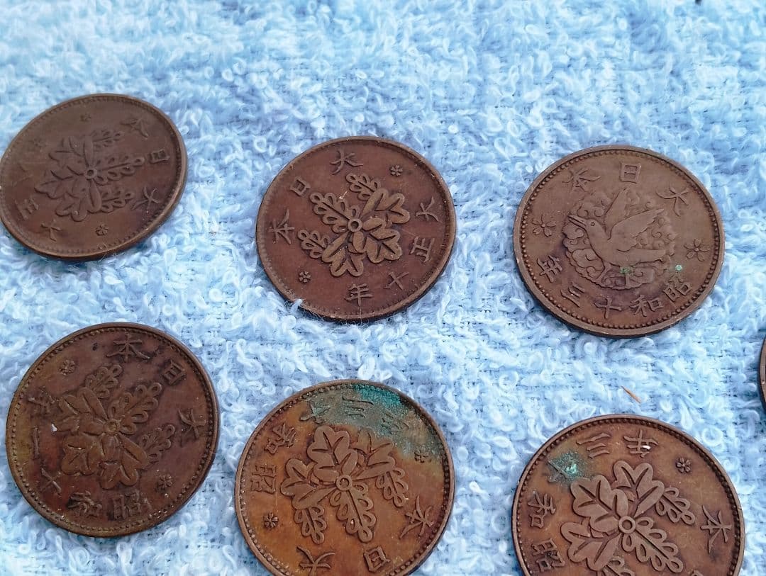 桐一銭銅貨　大正 昭和　中古　約650枚超