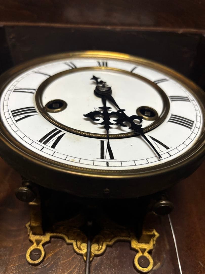 精工舎　ベルリン　柱時計　古時計　振り子　ゼンマイ　ボンボン