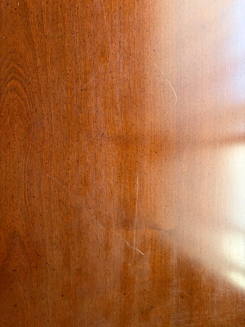 リンホーリン ガラス戸付き4段キャビネット