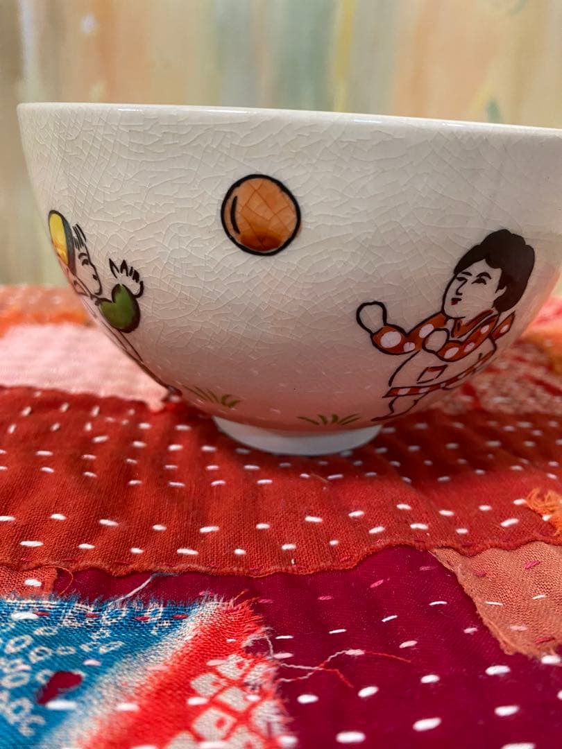 抹茶碗　まりつき