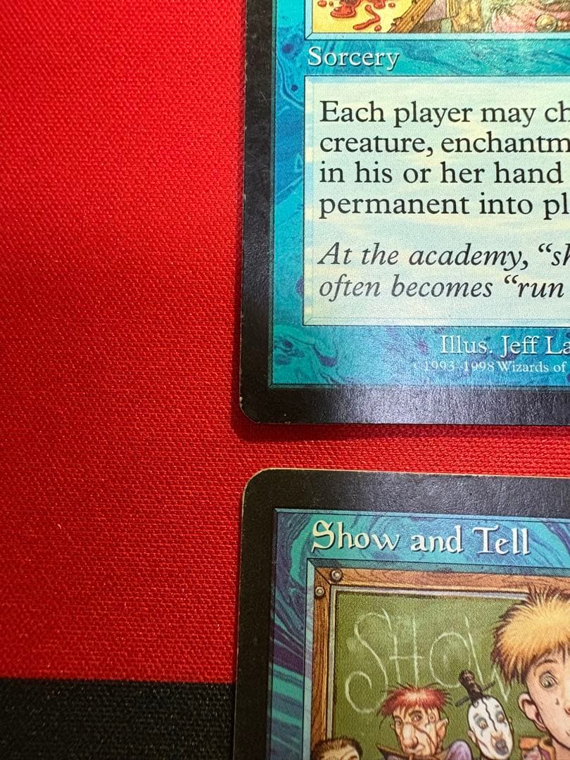 実物提示教育　ウルザスサーガ　英語　4枚セット