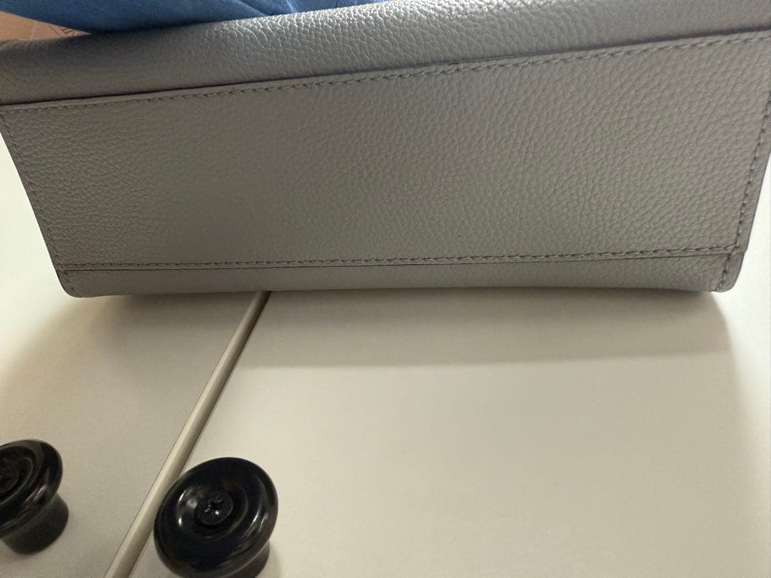 MARC JACOBS ブルーハンドバッグ　ショルダー付