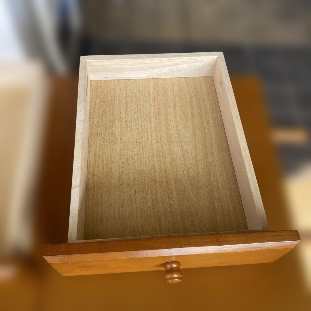 新たに傷入りました！CD 折りたたみデスク&チェア　収納付き　キャスター