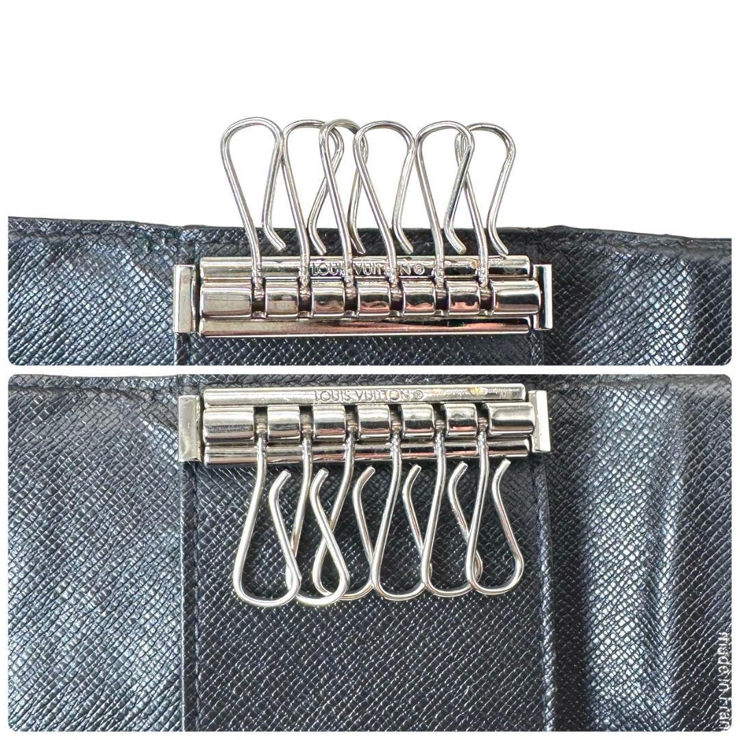 ルイヴィトン ダミエグラフィット ミュルティクレ6 キーケース 鍵 6連 黒