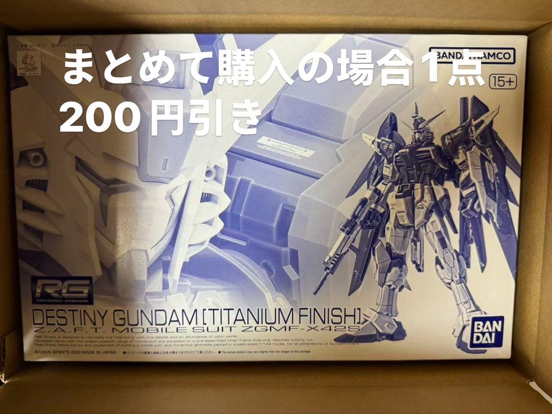 RG デスティニーガンダムチタニウムフィニッシュ