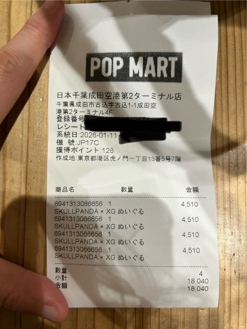 SKULLPANDA 日本限定スカルパンダXG