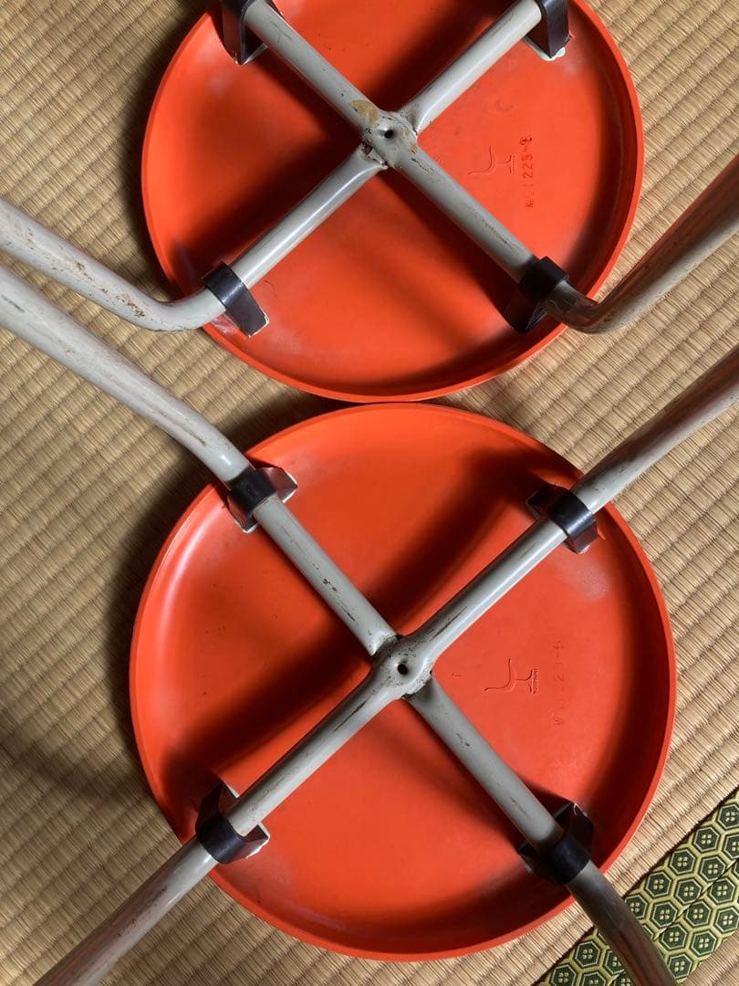 希少 70’s ヴィンテージ コトブキ 剣持勇 FRP スツール 椅子 セット