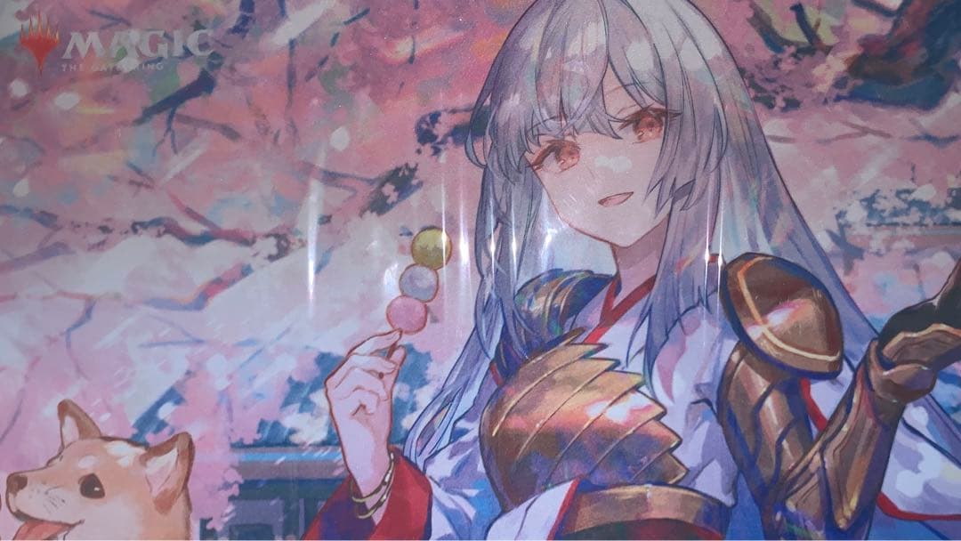 MTG 放浪皇　春のお花見キャンペーン　プレイマット 藤ちょこ