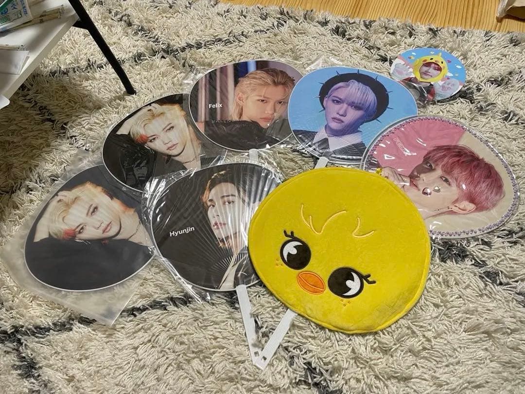 StrayKids Felix うちわ 8枚 ヒョンジン1枚 まとめ売り