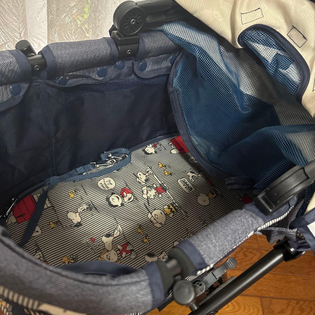 極美品✨️レア‼️ペットパラダイス スヌーピー柄 ペットカート