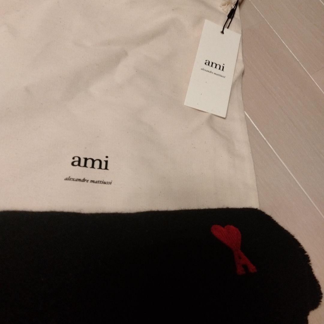 AMI PARIS ハートA ロゴマフラー