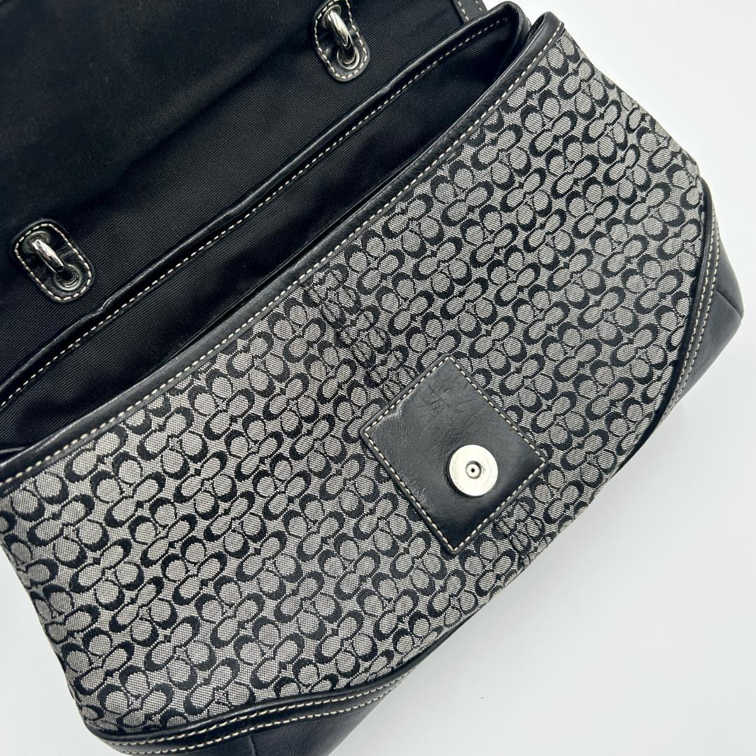 極美品✨コーチ ハンドバッグ ソーホー ミニシグネチャー トップハンドル 保存袋