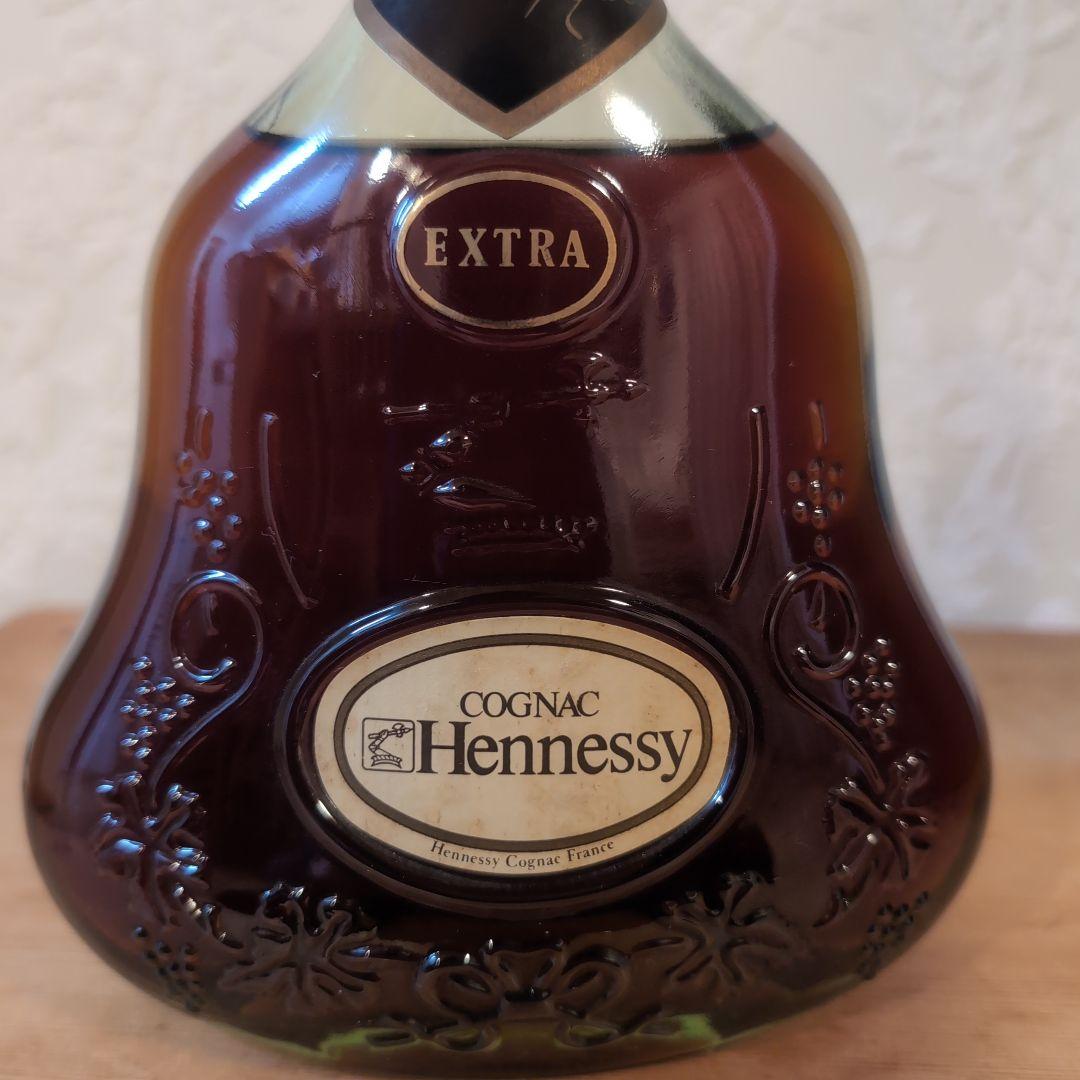 Hennessy　エクストラ　EXTRA　金キャップ　グリーンボトル　箱無し