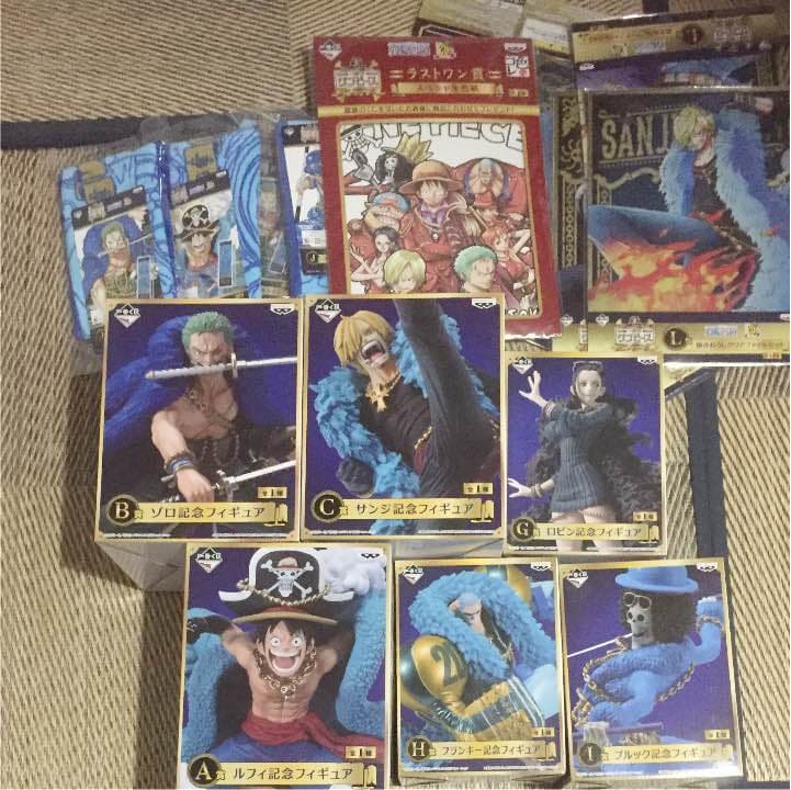 ワンピース 一番くじ 20th ルフィ ゾロ サンジ ラストワン賞など