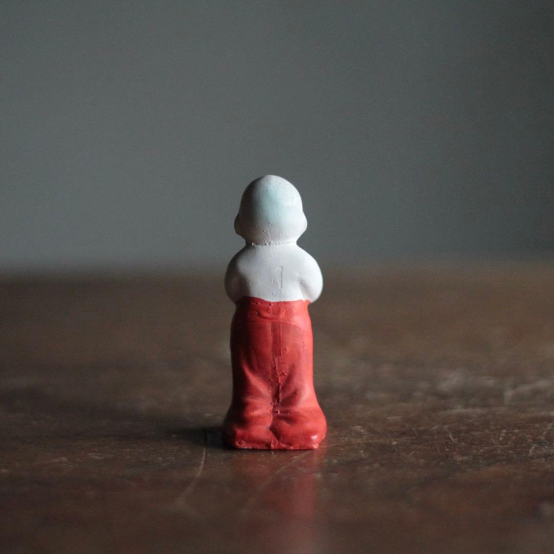 土人形 奉開眼 聖徳太子二歳像 四天王寺 箱なし 古道具 アンティーク オブジェ