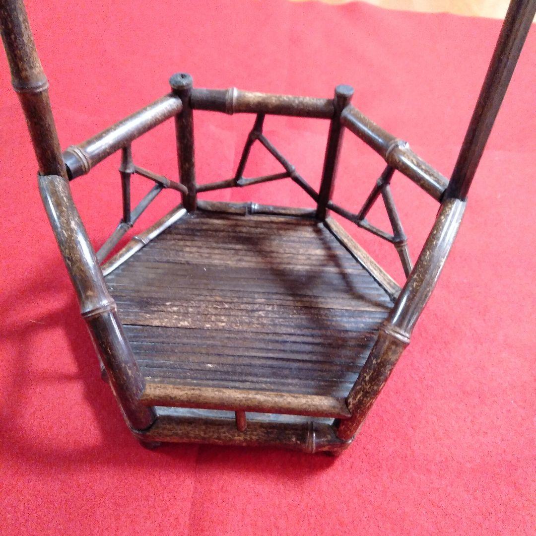 お煎茶　竹製涼炉台