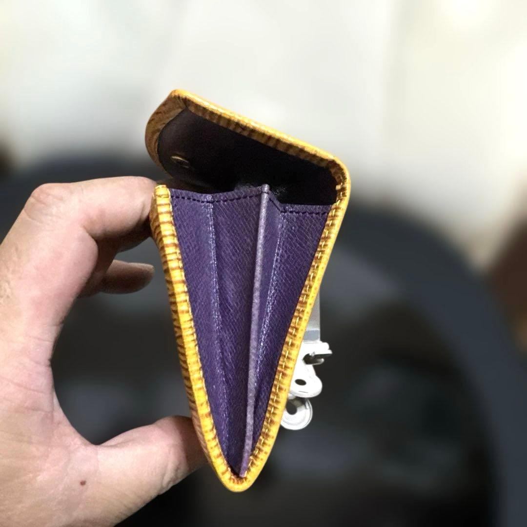 ⑩☆美品♪エピ ケース☆イエローカラー