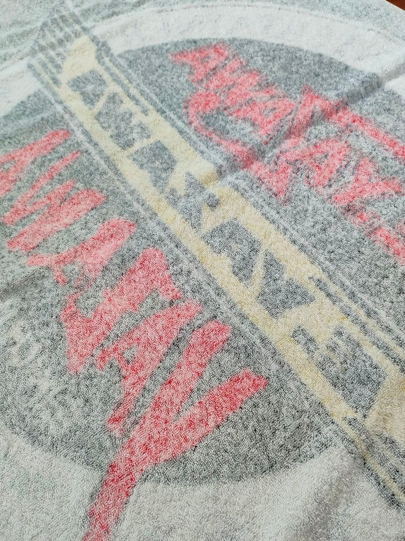 【未使用】矢沢永吉 スペシャルビーチタオル SBT '91エンブレム スリーロゴ