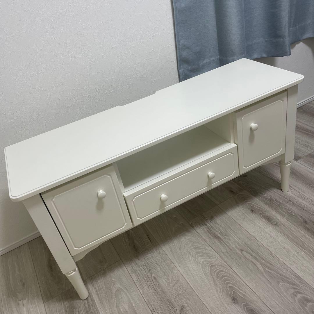 フランフラン　ミーオ TVボード ホワイト (W980×H500) テレビ台