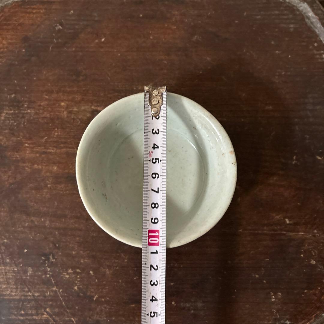 李朝初期堅手　白磁　盃　ぐい呑み　アンティーク.古美術.骨董.韓国骨董.酒器.