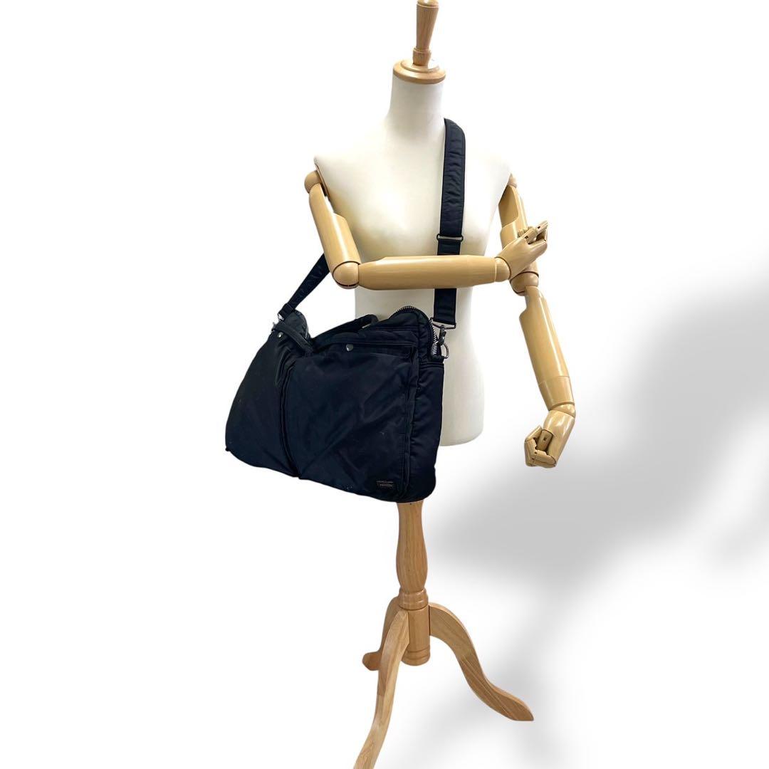 美品　訳あり　ポーター　タンカー　2way ビジネスバッグ　ヘルメットバッグ　黒