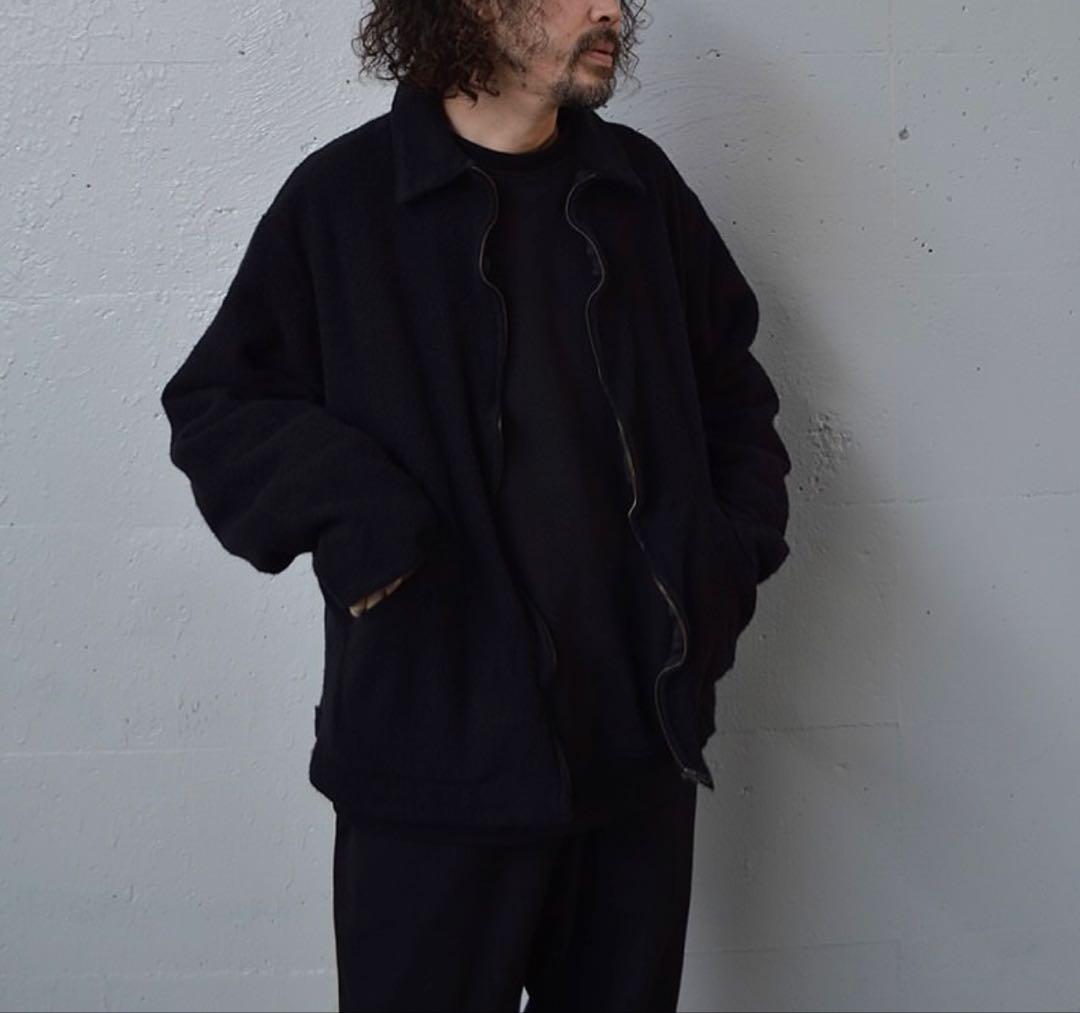 25AW COMOLI 縮絨ウール ジップショートジャケット