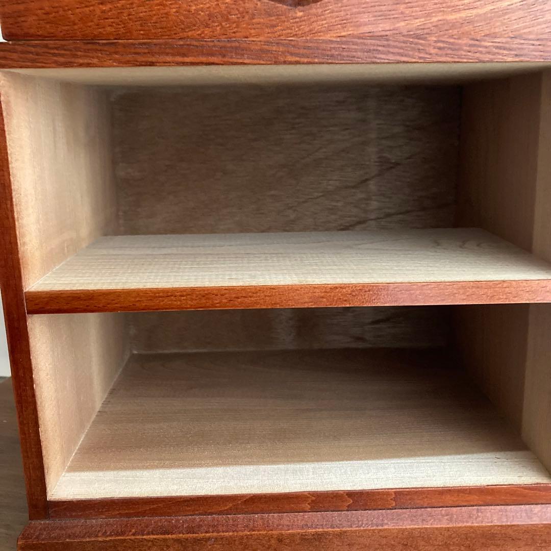 木製引き出し　薬箱　抽斗 箪笥 書類棚　カリモクや中川政七商店、けやき工芸好き