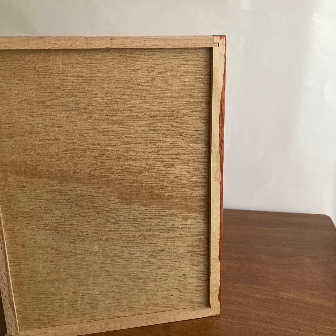 木製引き出し　薬箱　抽斗 箪笥 書類棚　カリモクや中川政七商店、けやき工芸好き