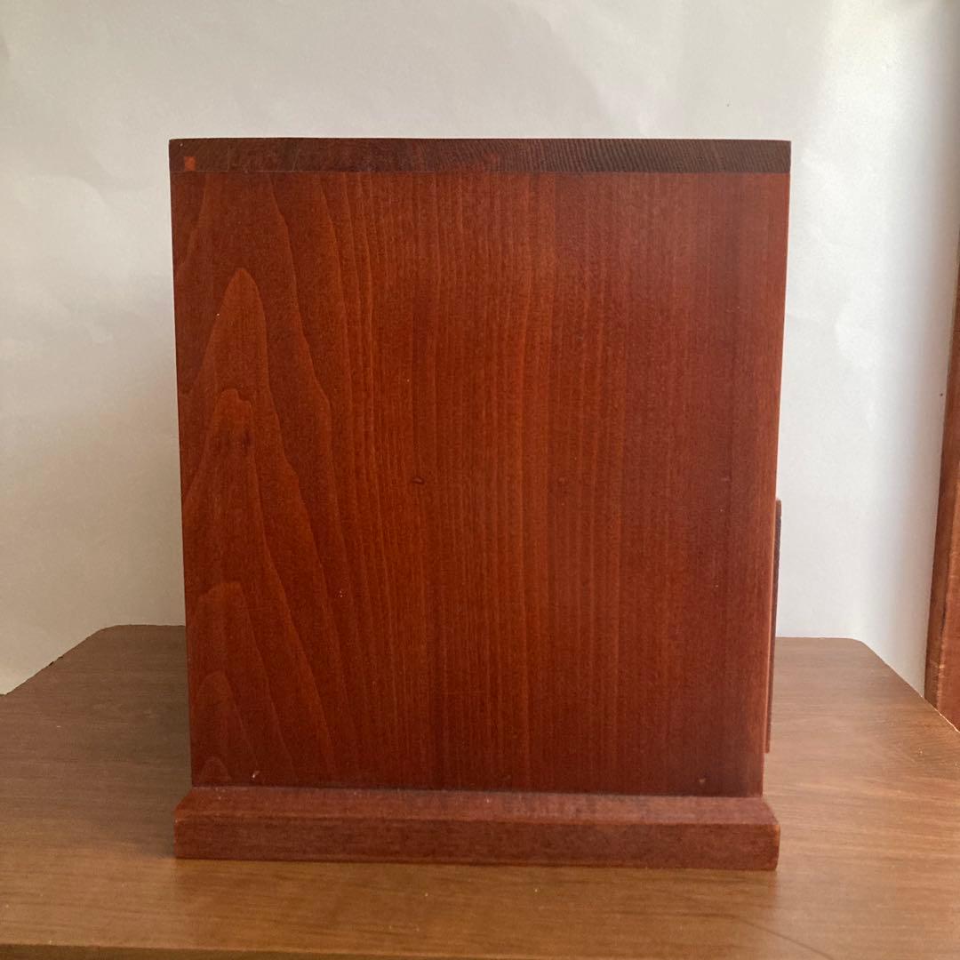 木製引き出し　薬箱　抽斗 箪笥 書類棚　カリモクや中川政七商店、けやき工芸好き