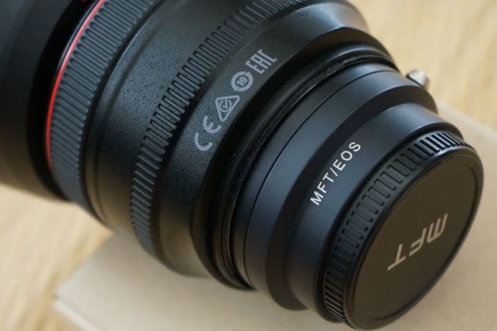 NOVOFLEX マイクロフォーサーズにEFレンズを付ける アダプター