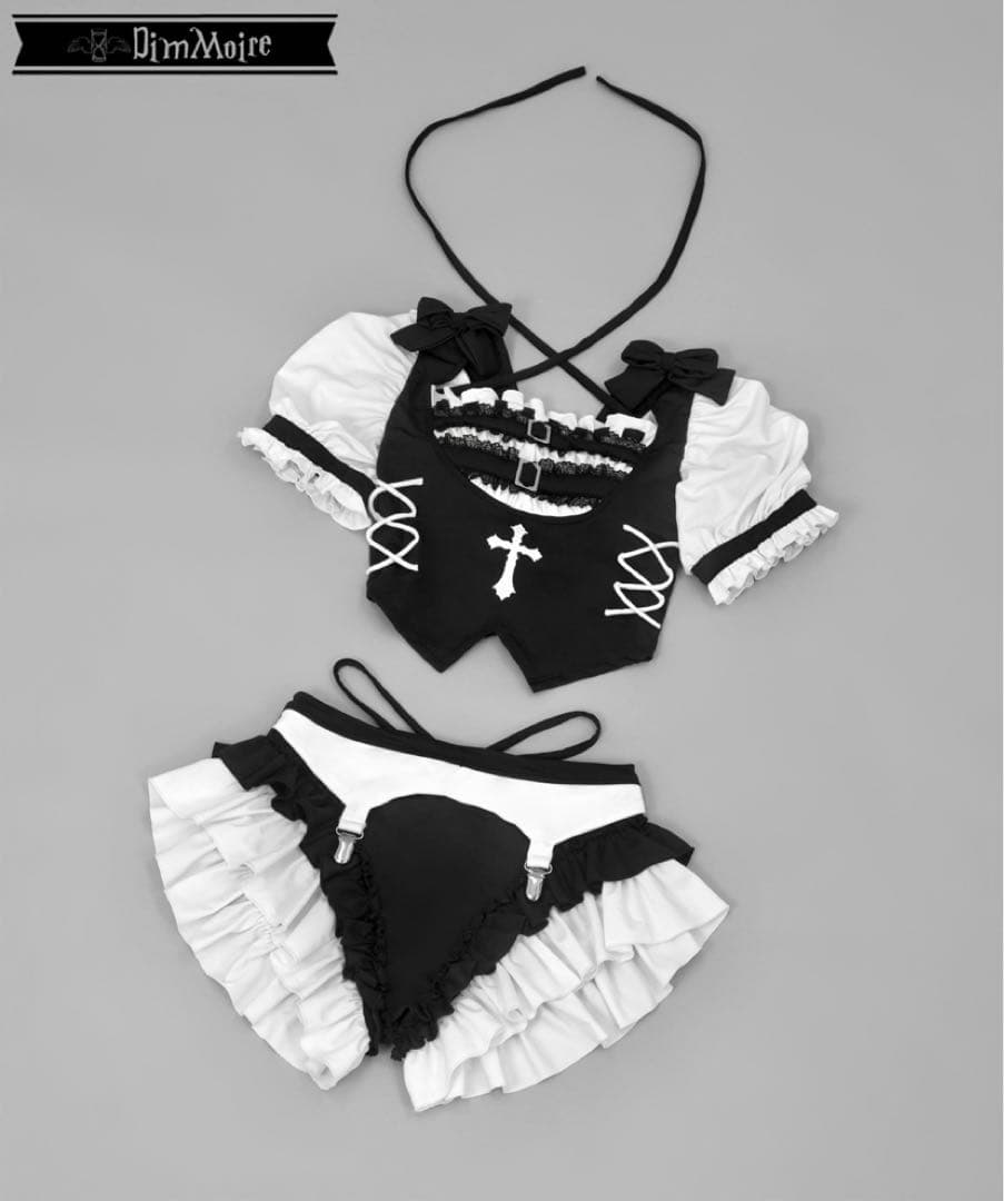 融ける夢の約束スイムウェア Black&White M