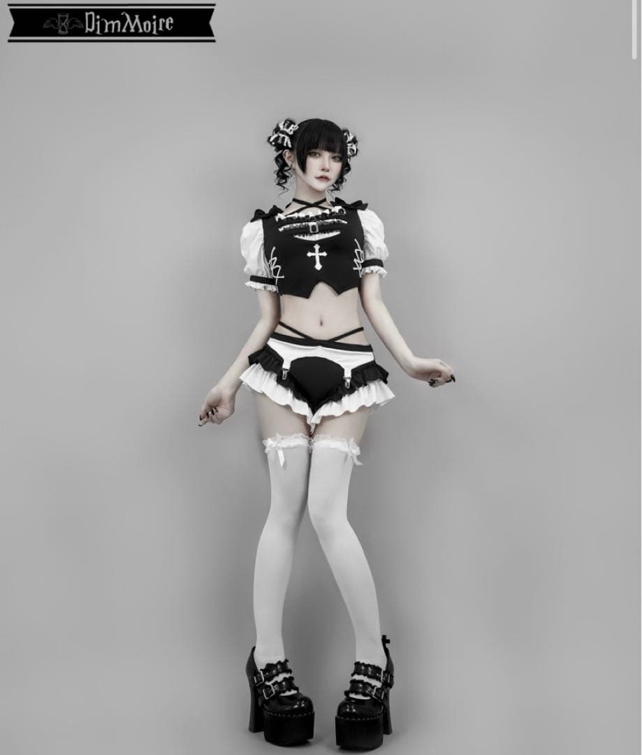 融ける夢の約束スイムウェア Black&White M