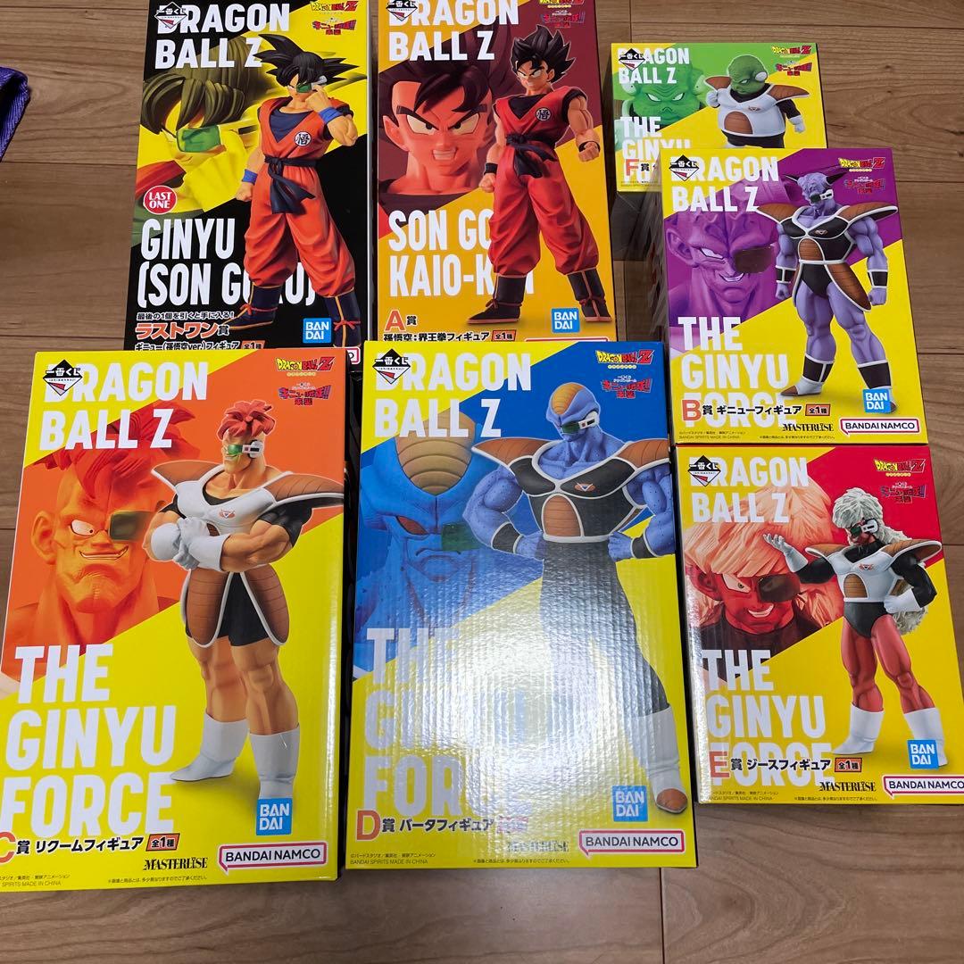 ギニュー特戦隊 一番くじ フィギュア 未開封 ドラゴンボール