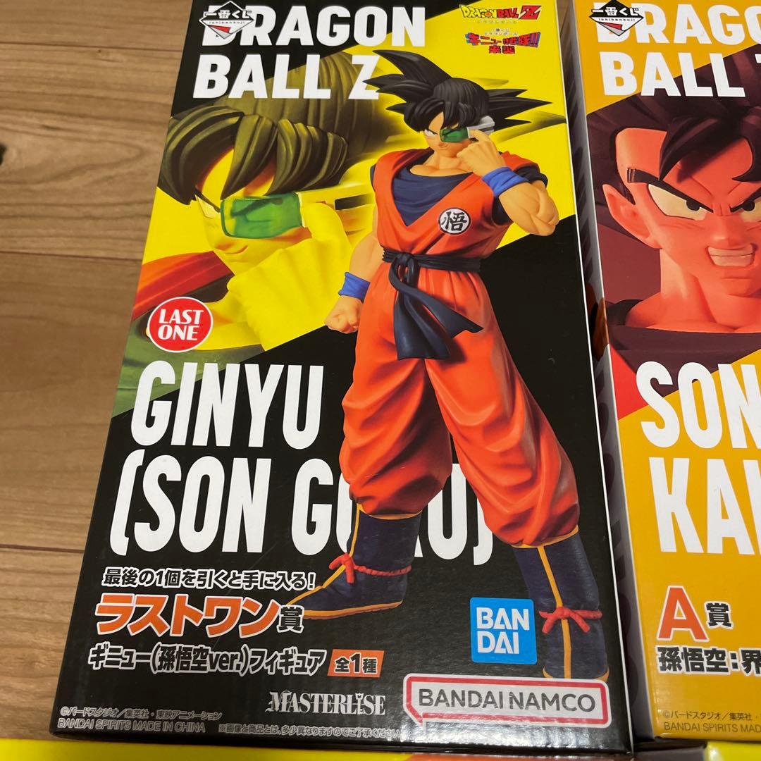 ギニュー特戦隊 一番くじ フィギュア 未開封 ドラゴンボール