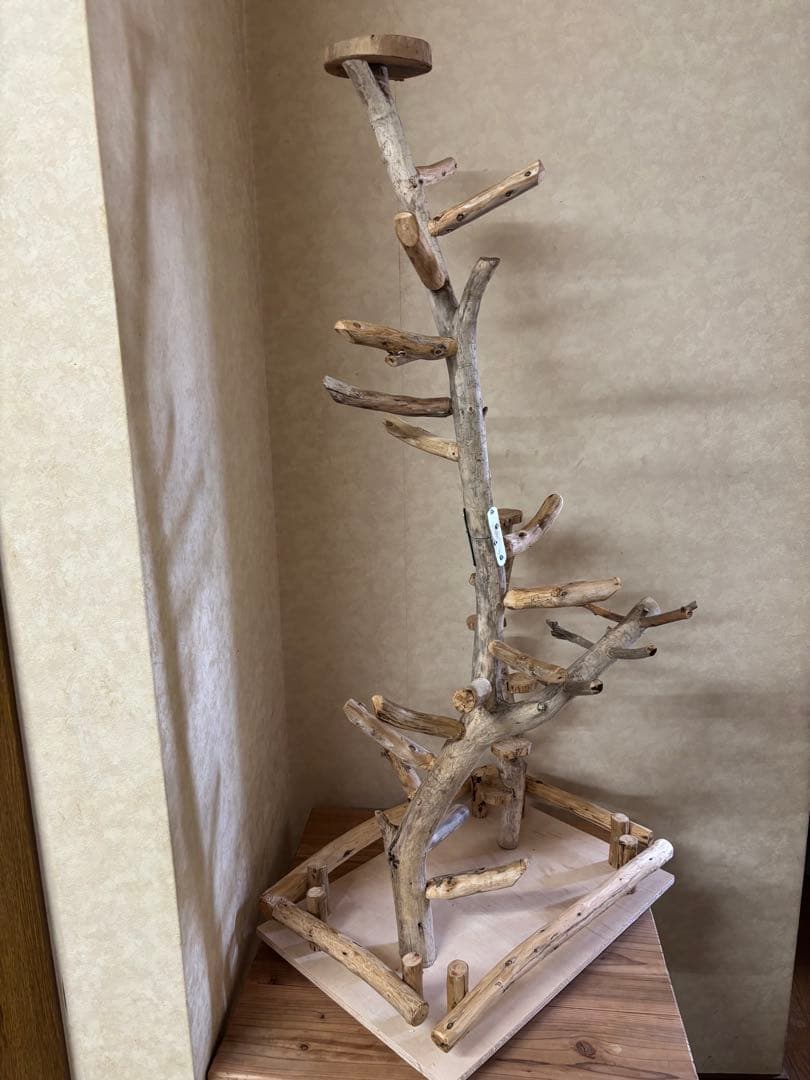 みゅん鳥インコ止まり木 タワー型バードアスレチックバードジム