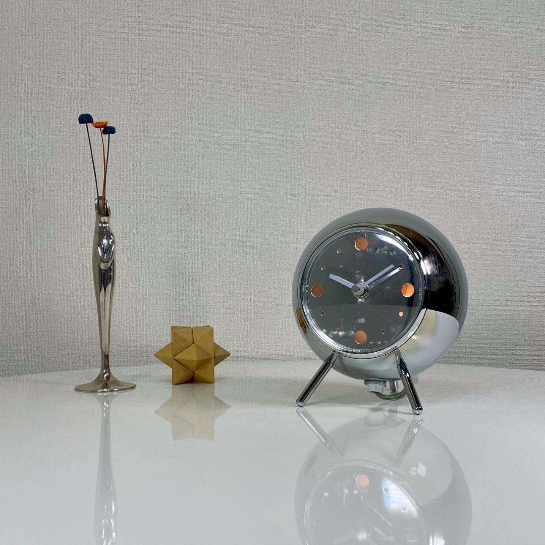 スペースエイジ テーブルクロック 置き時計 ライト付き ヴィンテージ ビンテージ