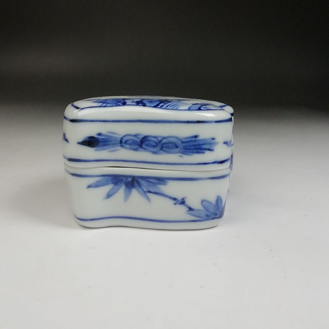 Ｗ１２　香合　『銀杏　香合』『高野昭阿弥 造』　共箱　茶道具