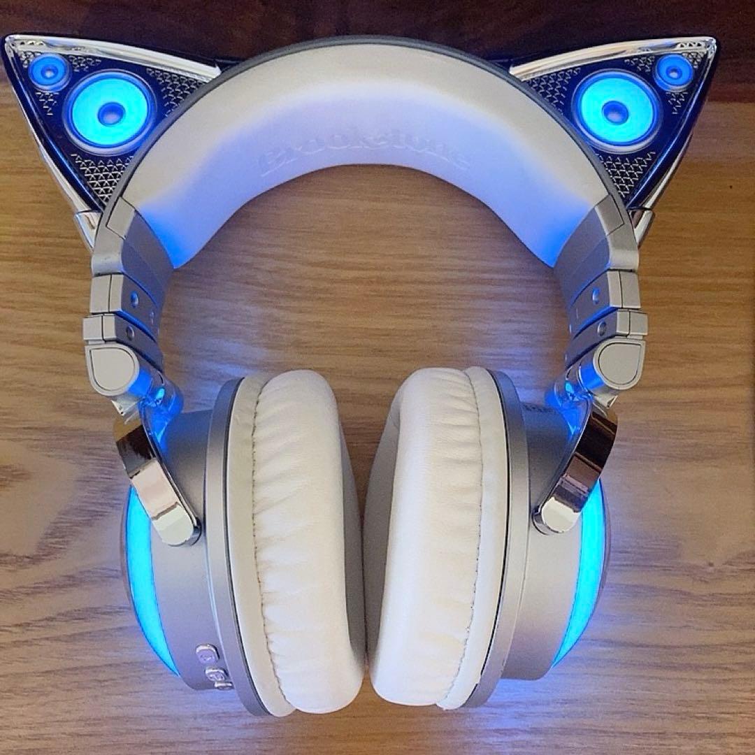 Brookstone アリアナグランデ ワイヤレス 猫耳ヘッドホン