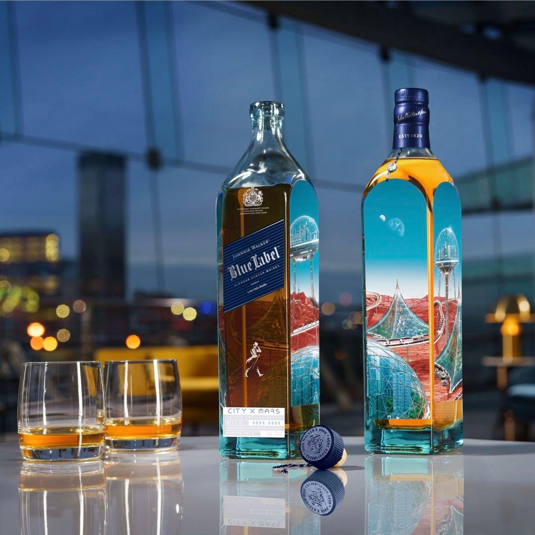 ジョニー・ウォーカーブルーラベル CITY X MARS 2220 限定版 新品