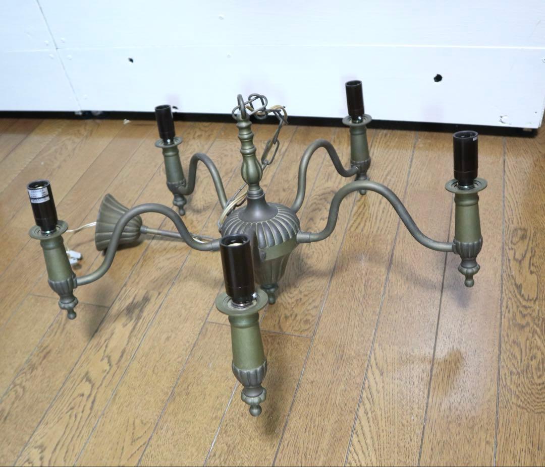 LAURA ASHLEY ローラアシュレイ シャンデリア17E メタル