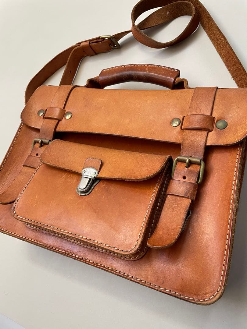 ビンテージ　OLD herz ヘルツ　bc-16 ブリーフケース　ショルダー