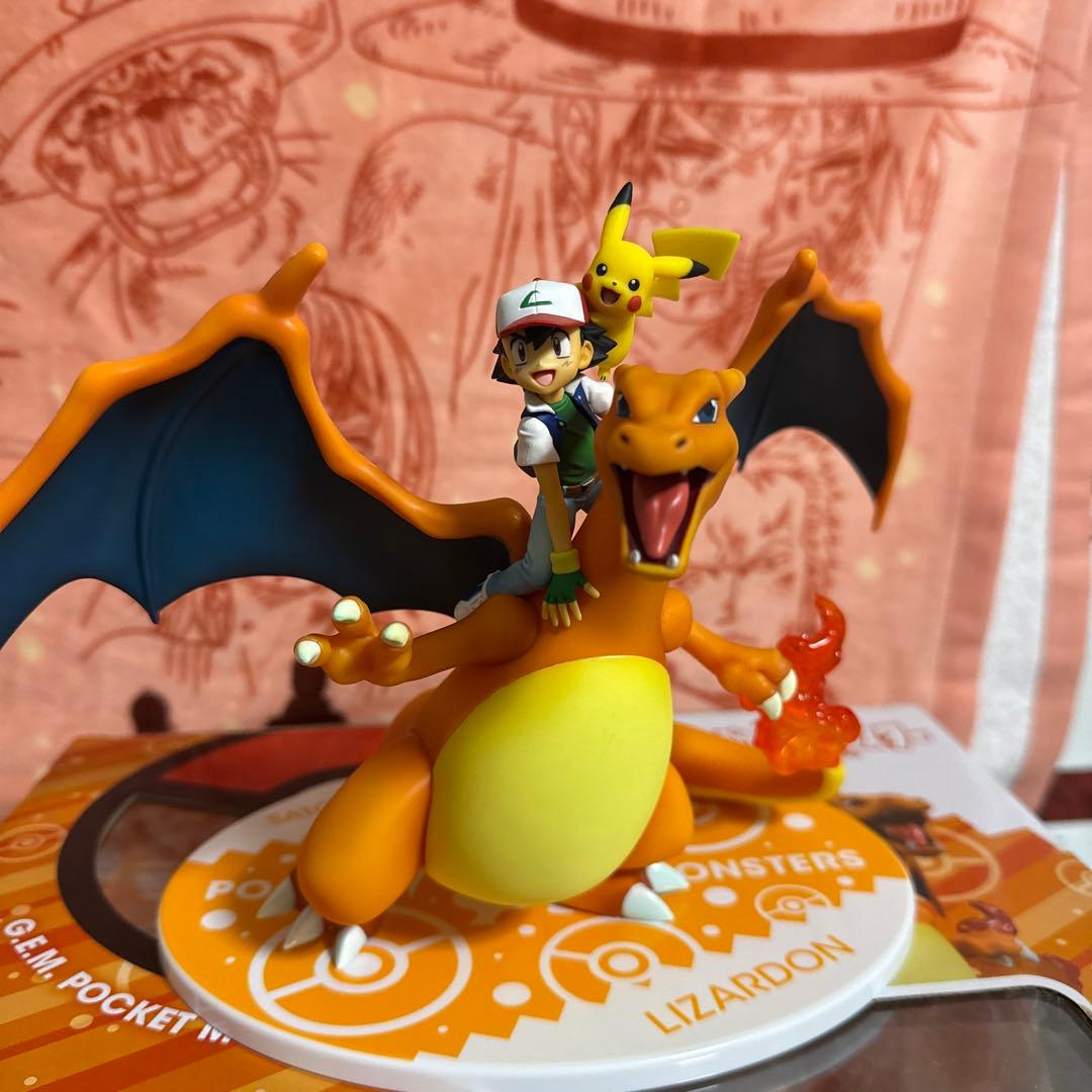 G.E.Mポケットモンスター Seris サトシ＆ピカチュウ＆リザードン