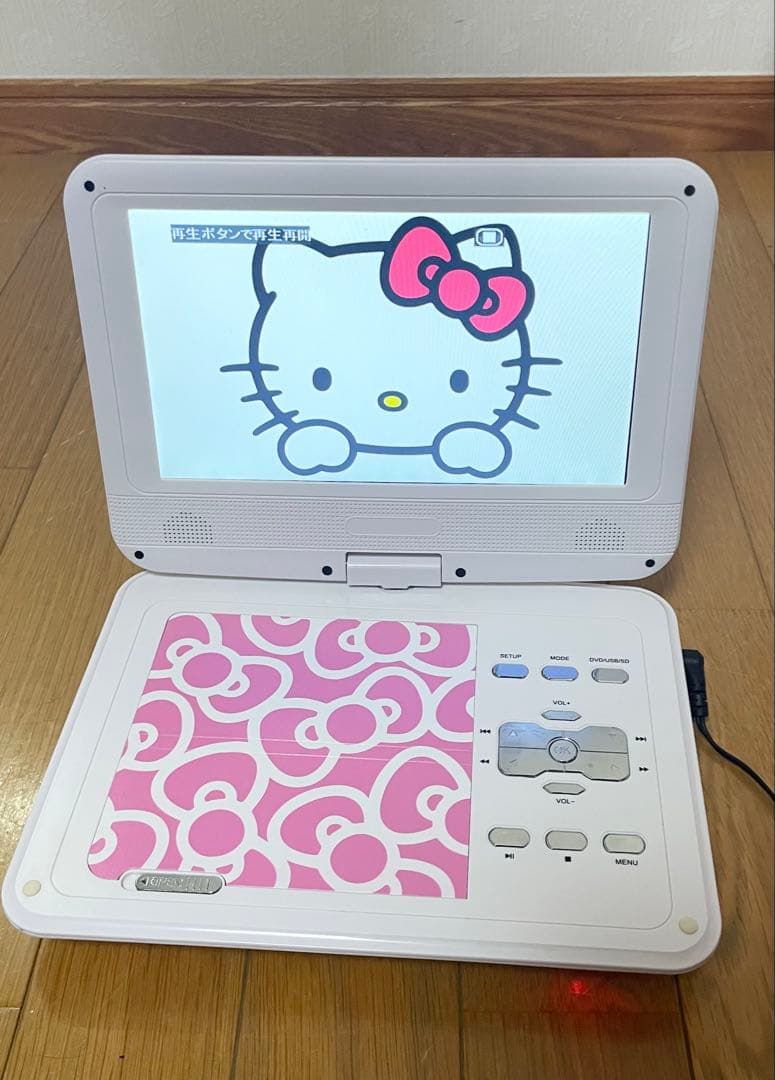 Hello Kitty◼︎9インチ★DVDプレーヤー★ ADP-9030MKTY