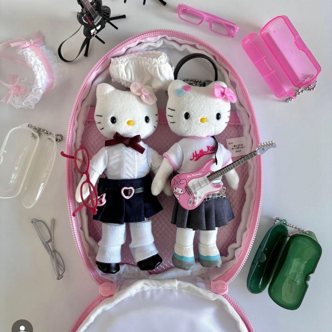 サンリオ ドレスアップ　日焼けキティ　制服　50周年　Y2K ギャル　韓国