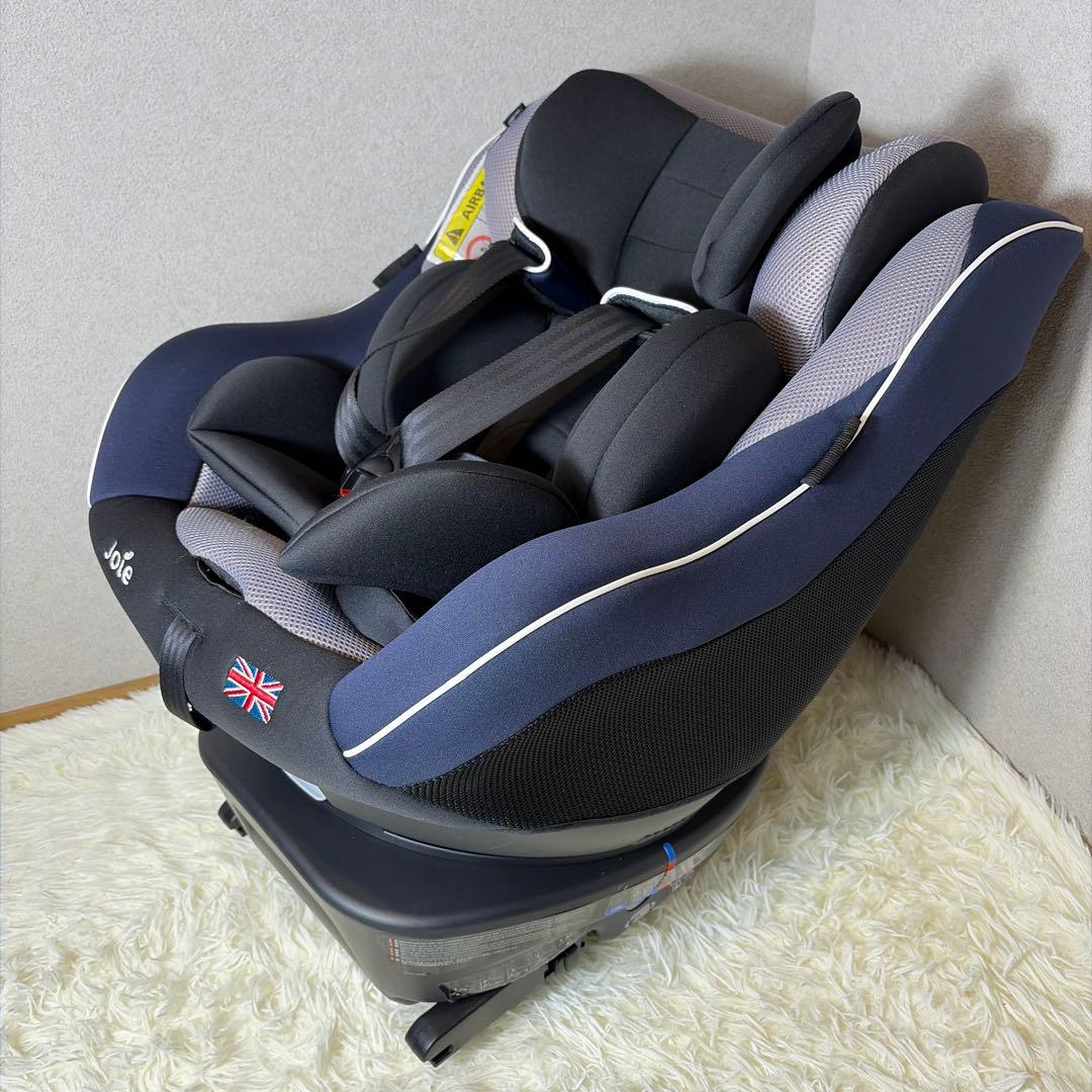 【極美品】Joie ジョイー アーク 360° チャイルドシート　ネイビー