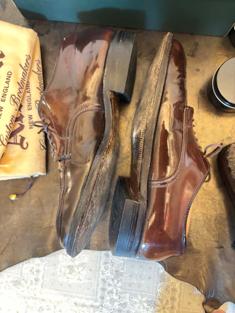 Alden オールデン シガーコードバン　モディファイドラストVチップ