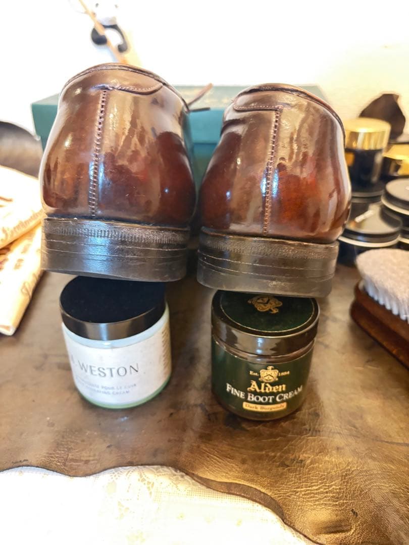 Alden オールデン シガーコードバン　モディファイドラストVチップ