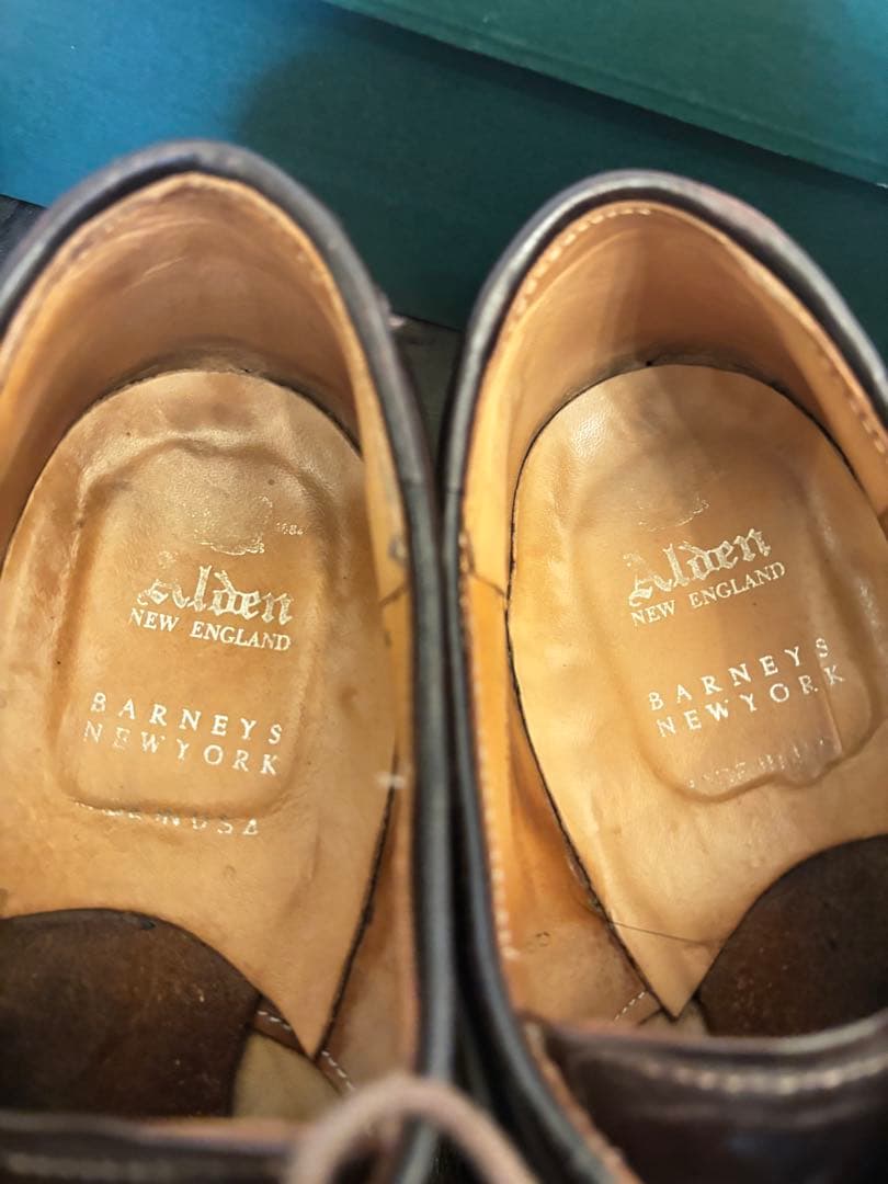 Alden オールデン シガーコードバン　モディファイドラストVチップ