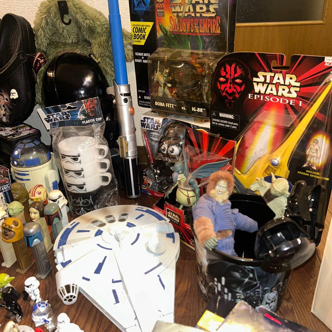 STAR WARS スターウォーズ グッズまとめ売り フィギュア 雑貨 本