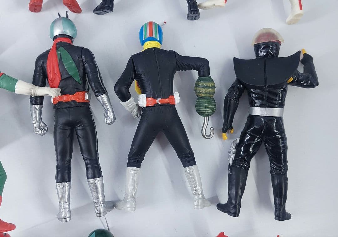 バンダイ ソフビ魂 14点セット 約17cm ソフビ フィギュア 現状品